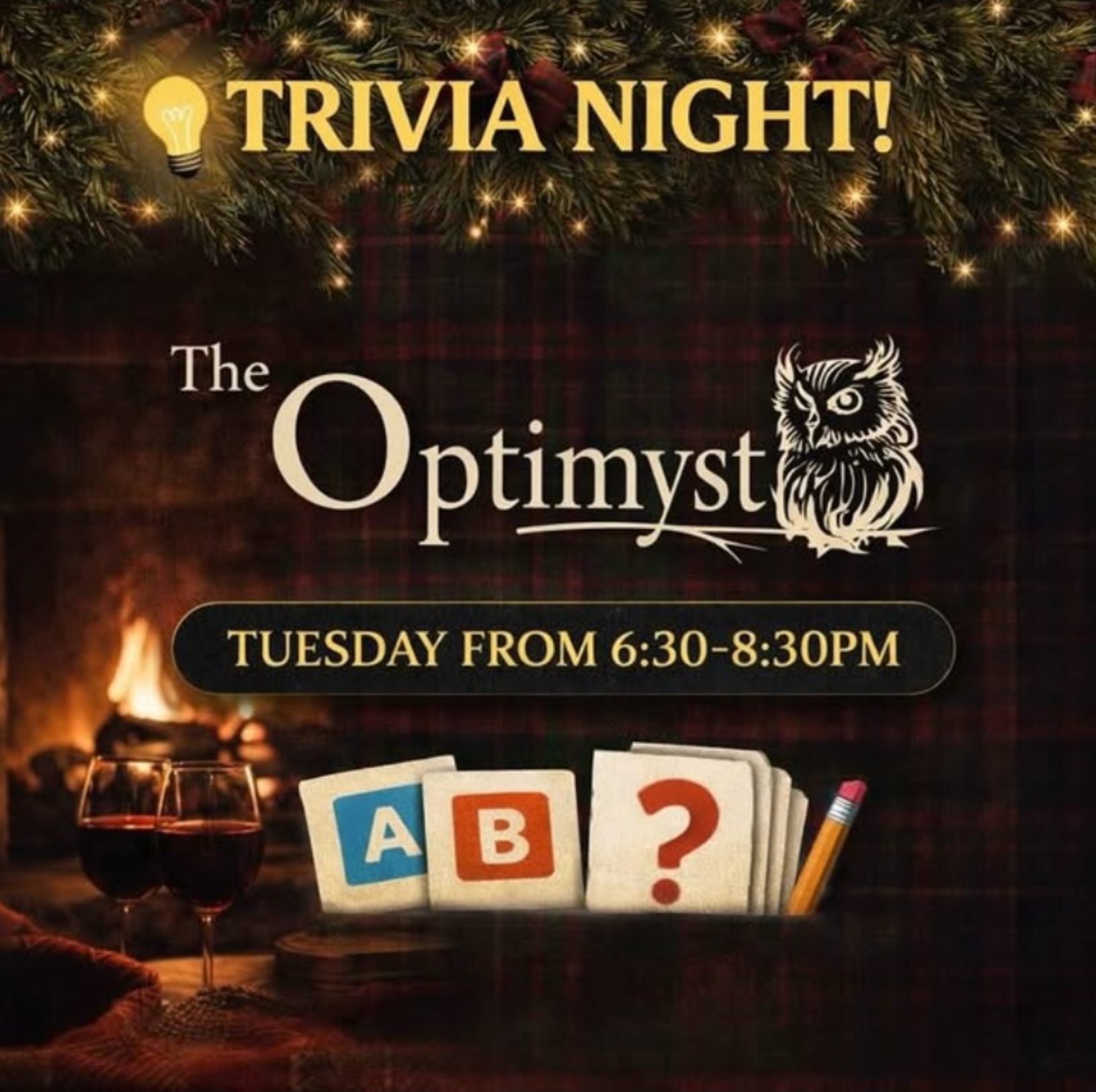 Tuesday Night Trivia at The Optimyst