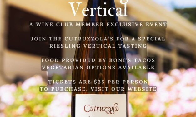 Riesling Vertical Tasting at Cutruzzola Vineyards (Wine Club Event)