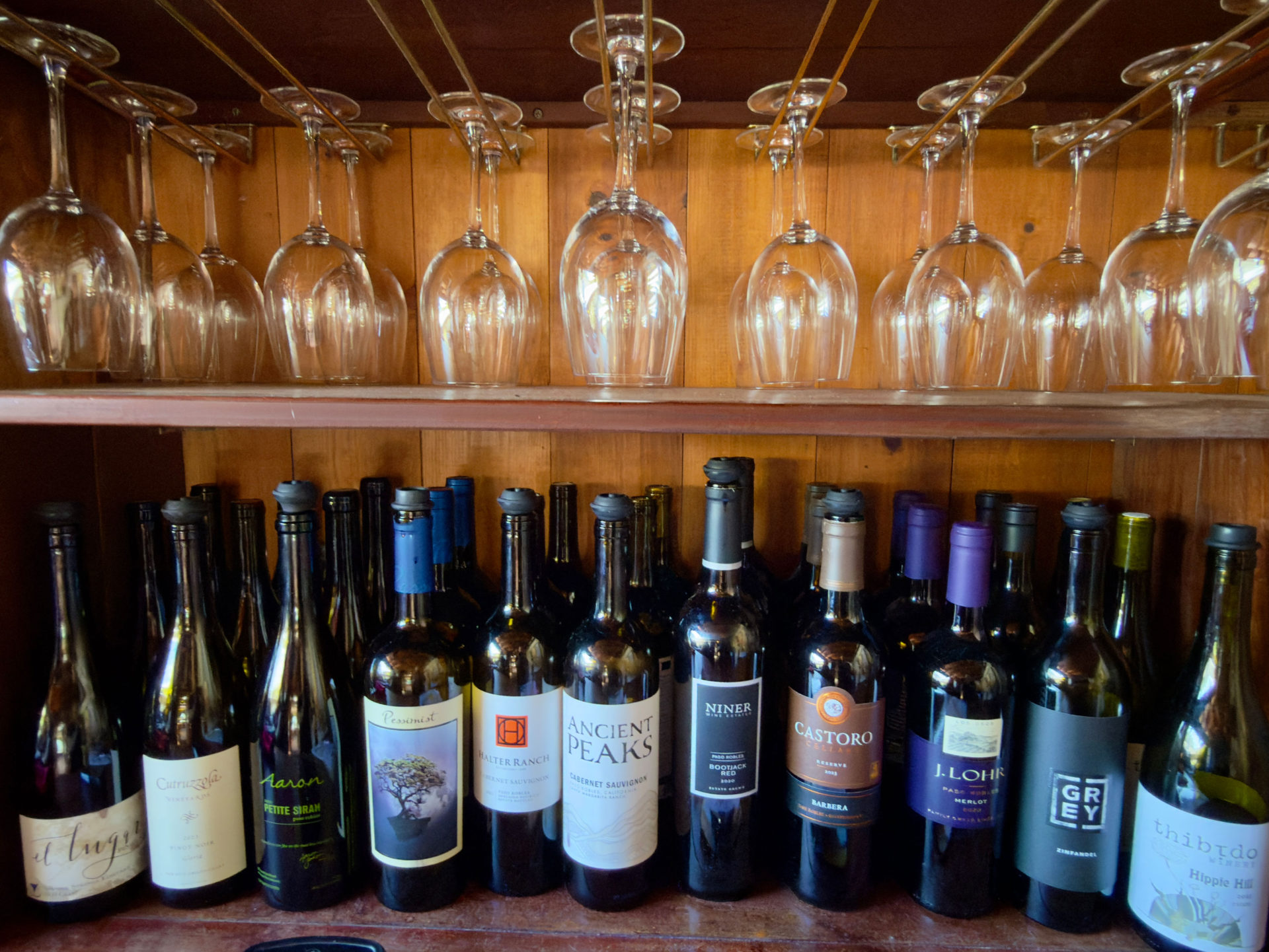 Robin's Wine Robins selection of local and regional wines